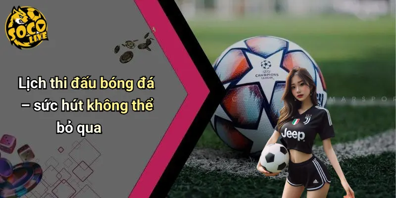 Lịch thi đấu bóng đá – sức hút không thể bỏ qua