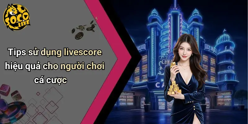 Tips sử dụng livescore hiệu quả cho người chơi cá cược