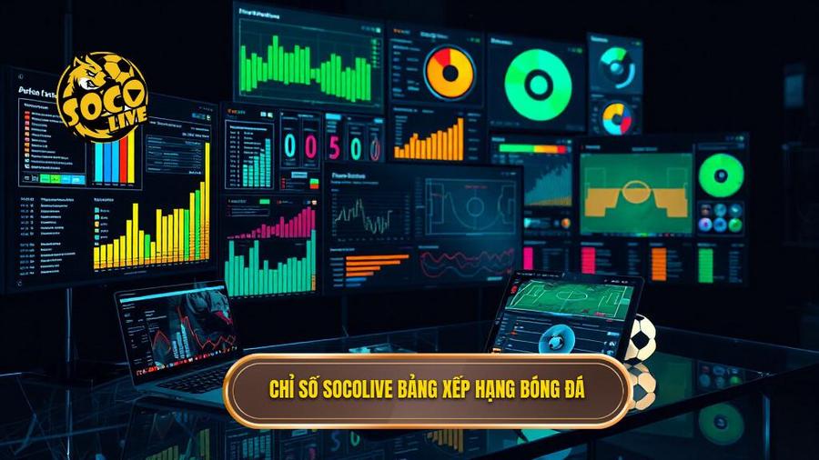 Chỉ số Socolive bảng xếp hạng bóng đá