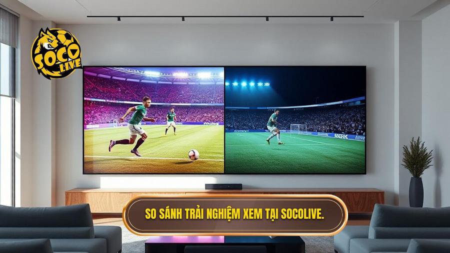  So sánh trải nghiệm xem tại SOCOLIVE.