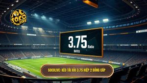 Kèo tài xỉu 3.75 hiệp 2