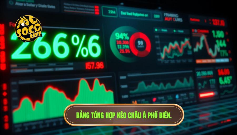 Những thuật ngữ cá độ cần biết: Cẩm nang toàn tập cho người mới 3 3. Bảng tổng hợp kèo Châu Á phổ biến.