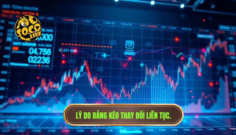 Ý nghĩa các con số trên bảng kèo: Chìa khóa vàng để chinh phục mọi trận đấu 3 3. Ly do bang keo thay doi lien tuc