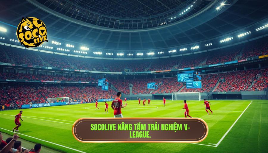 Socolive V-League: Nền Tảng Xem Trực Tiếp Và Phân Tích Bóng Đá Việt Nam Hàng Đầu 1 Socolive nâng tầm trải nghiệm V-League.